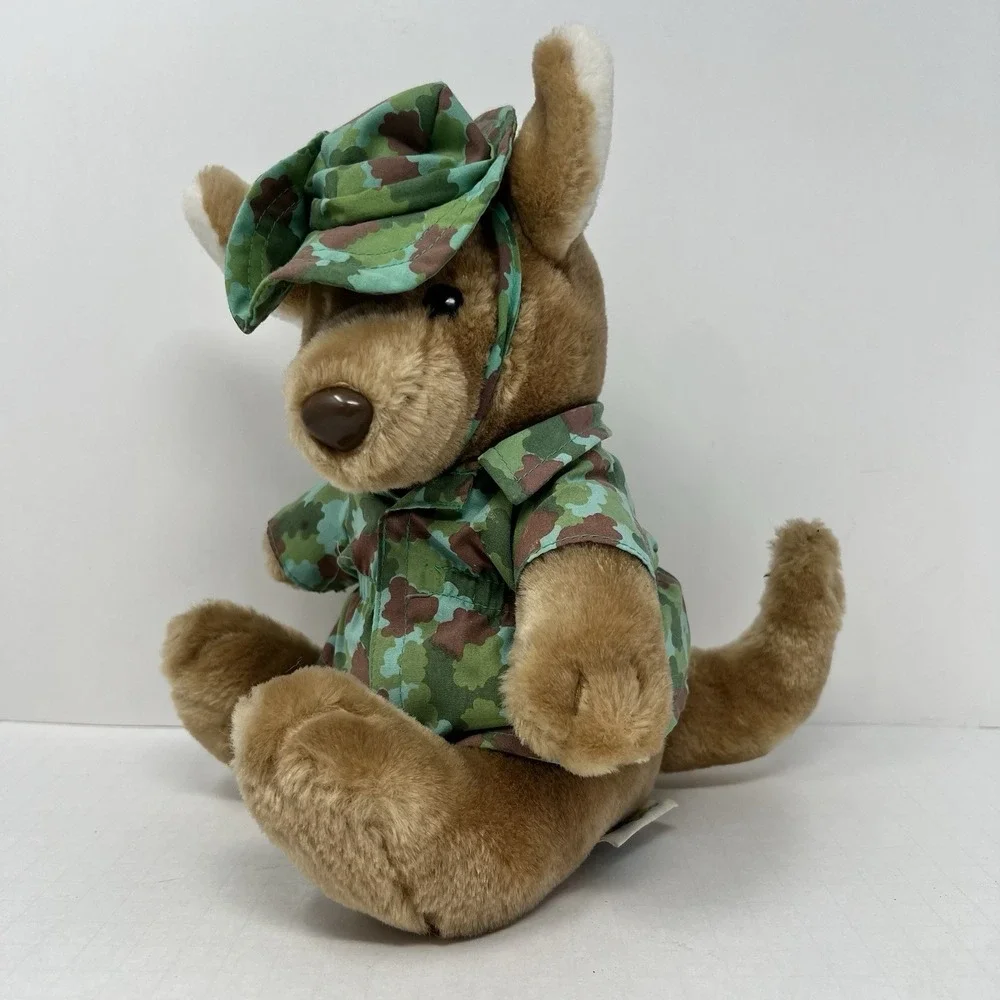 Dakin 1987 Duke Willaby Way Outback Kangaroo Plush Animal‎ in Camouflage 9